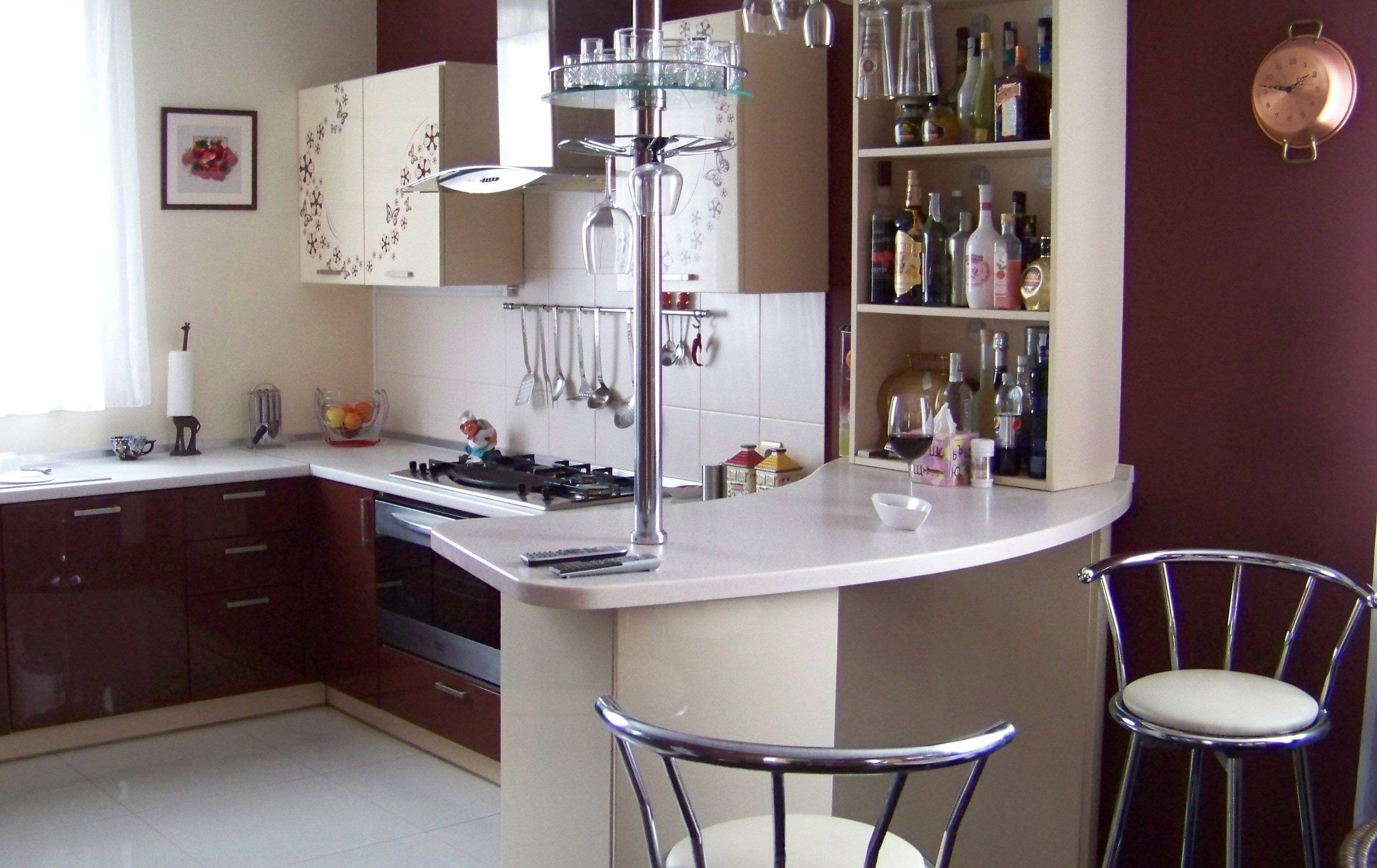 Барная стойка на маленькой кухне 50 фото идей