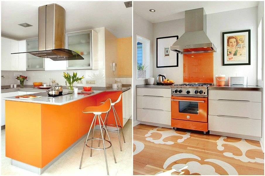 Оранжевая кухня: лучшие идеи по сочетанию оранжевого цвета в кухне (120 фото идей)