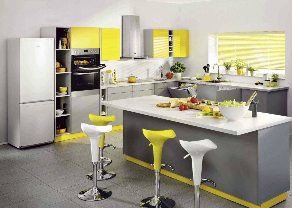 Желтые кухни 2023. новинки! идеи от дизайнеров, 70 фото