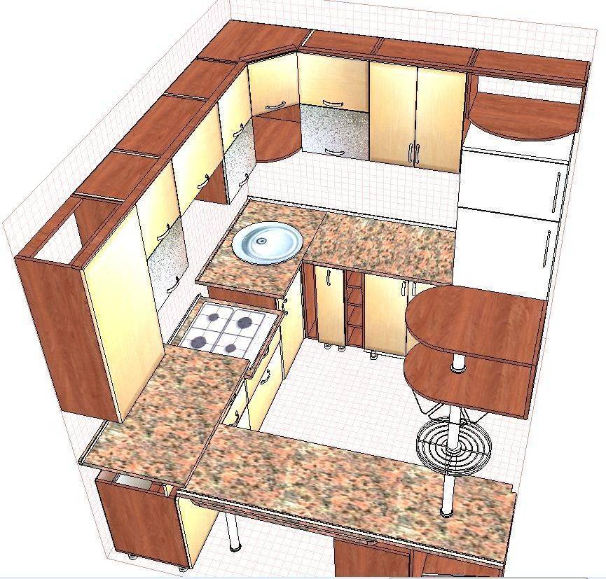 Дизайн кухни-гостиной c фото