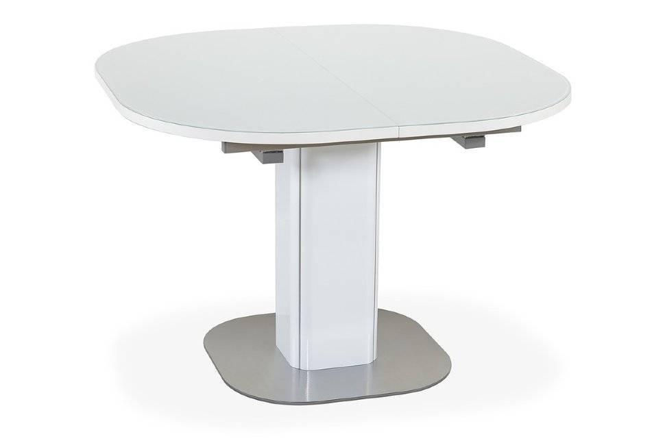 Круглый обеденный раздвижной стол на одной ножке и его преимущества