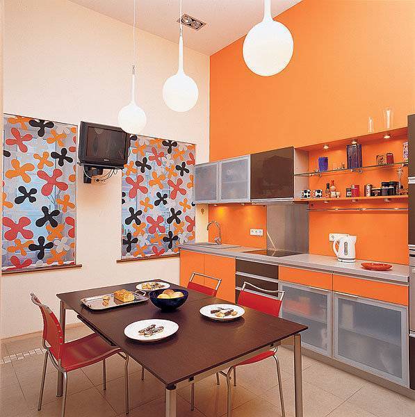 Оранжевая кухня: 115 фото идей и видео обзор лучших советов по дизайну