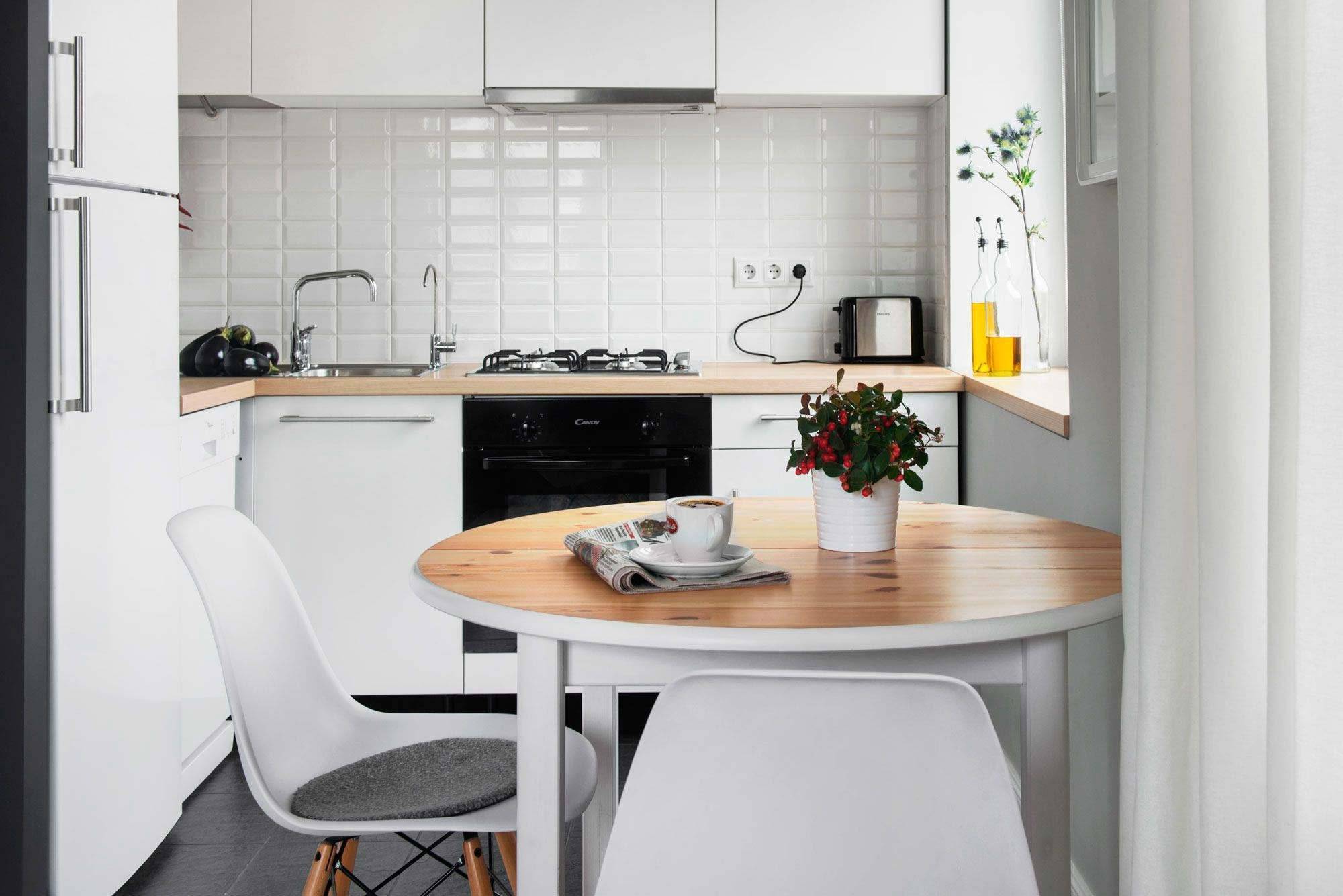 Современный дизайн кухни студии на 70 красивых фото