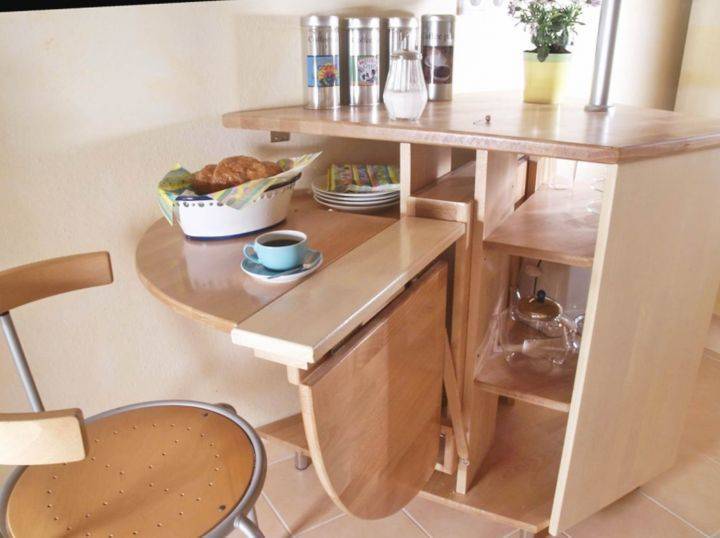 Раскладной стол для маленькой кухни / как выбрать?