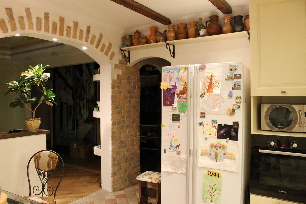 Варианты дизайна арки на кухню вместо двери