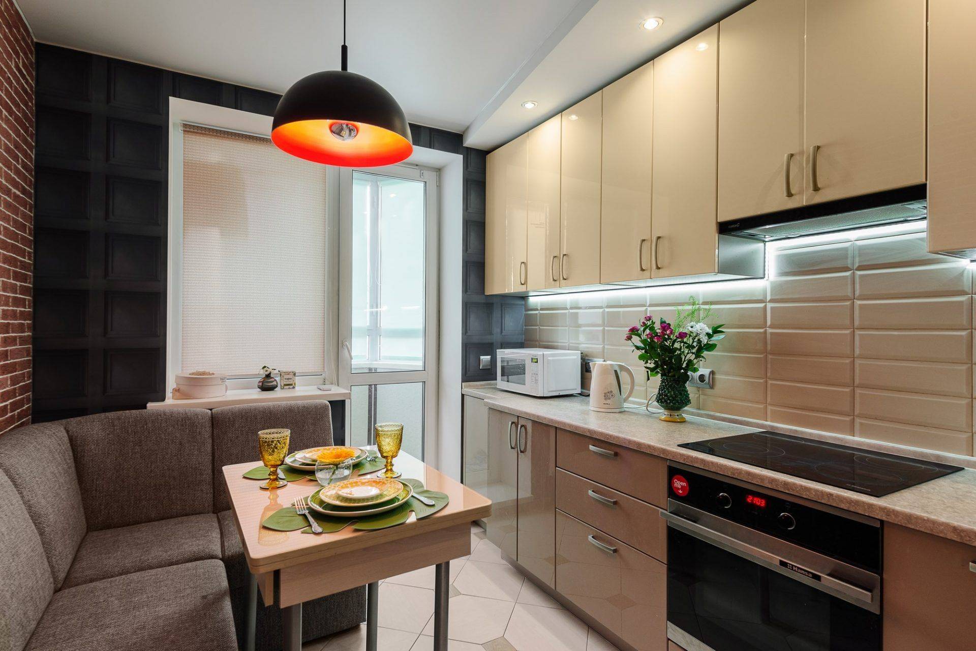 Дизайн кухни 9 кв м: 100 фото, новинки 2021 года