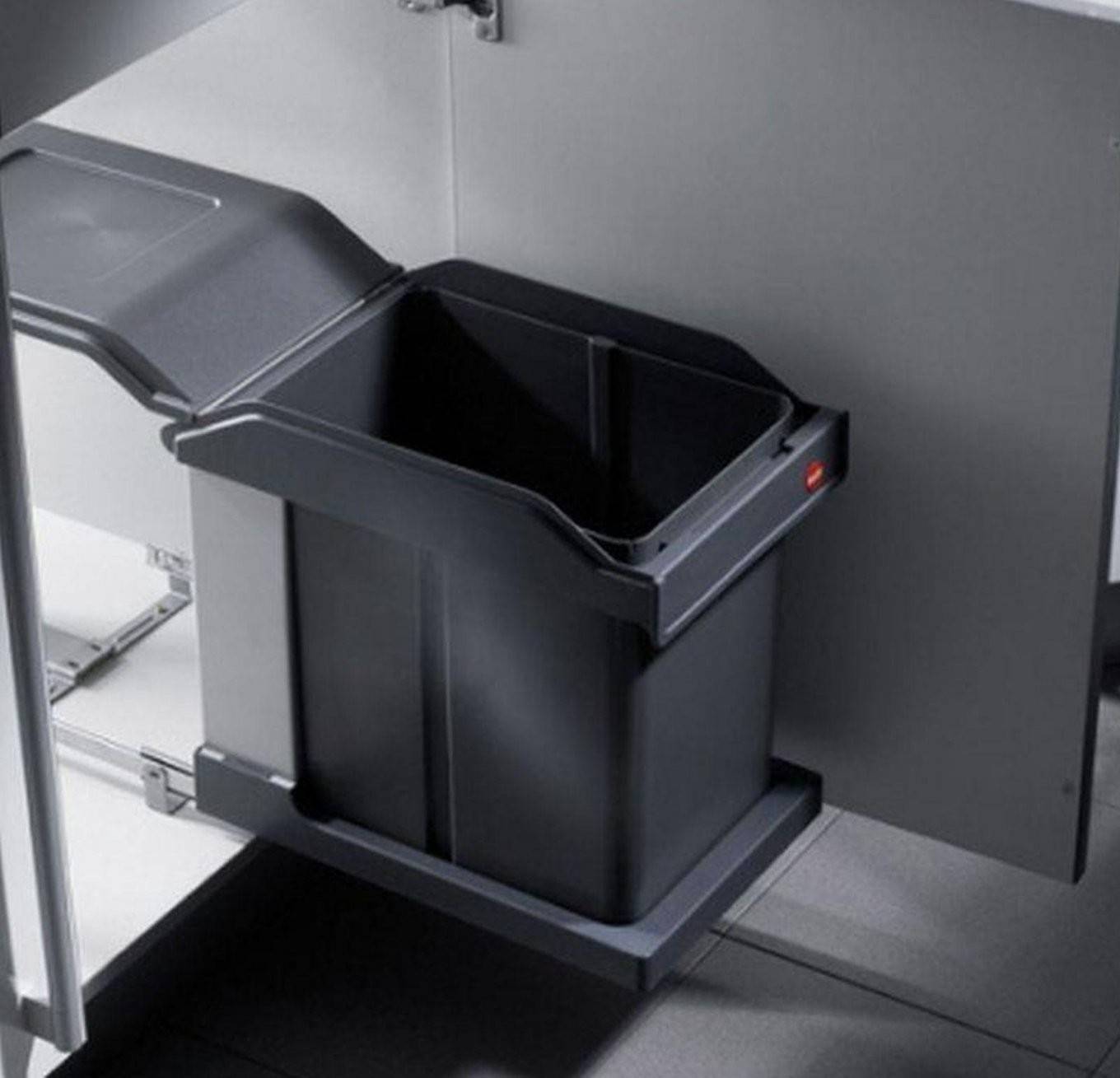 Мусорное ведро для кухни: система под мусор в кухонный гарнитур, идеи куда поставить на кухне, встраиваемая техника по переработке отходов