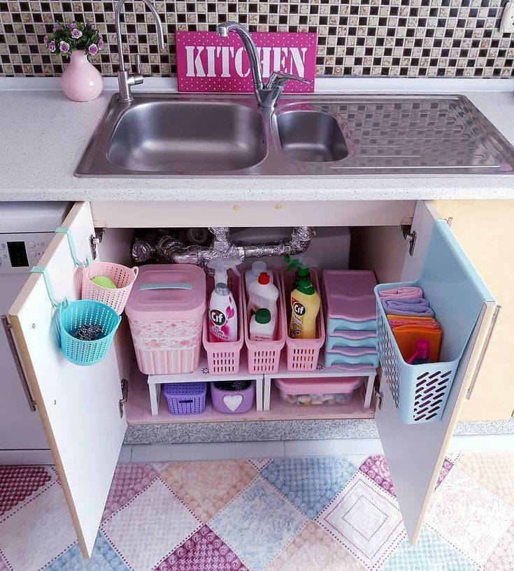 10 практичных идей для наведения порядка в кухонных шкафах