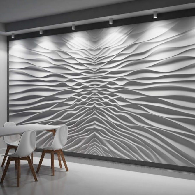 3д панели для стен: фото идеи дизайна интерьера, виды 3d панелей по материалу