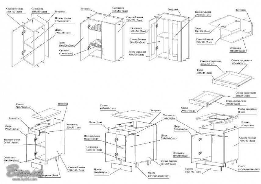 Кухонный уголок березка 1500x1100 сборка инструкция