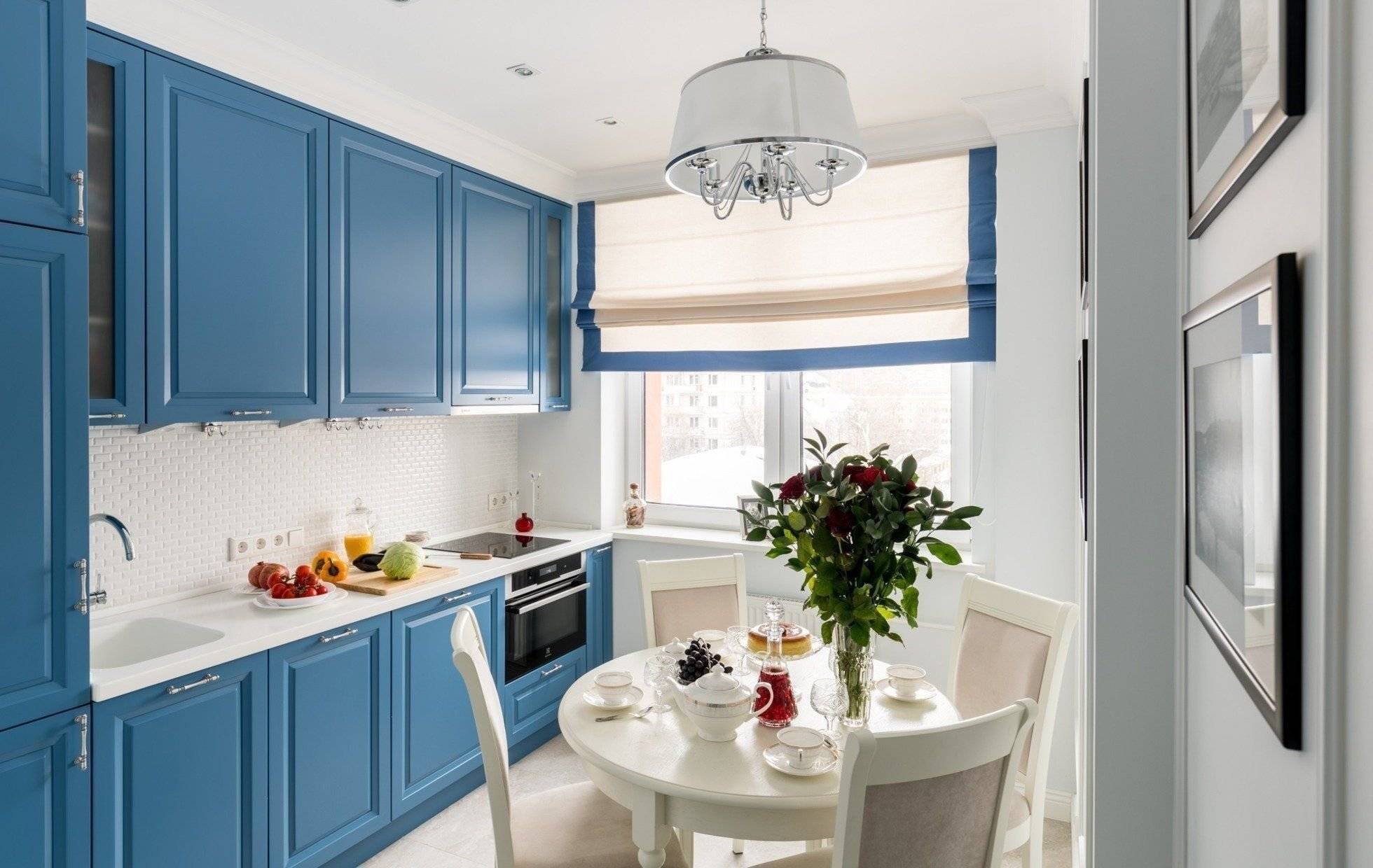 Синяя кухня: 70 фото интерьеров, идеи дизайна, сочетания цветов