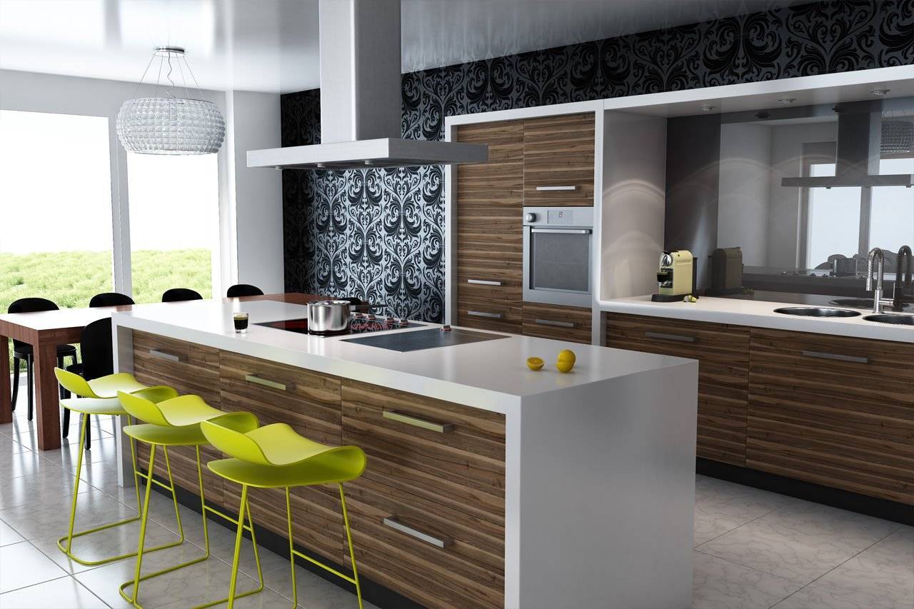 Кухня в стиле модерн: дизайн, фото интерьера угловой кухни, новинки от дизайнеров 2019
