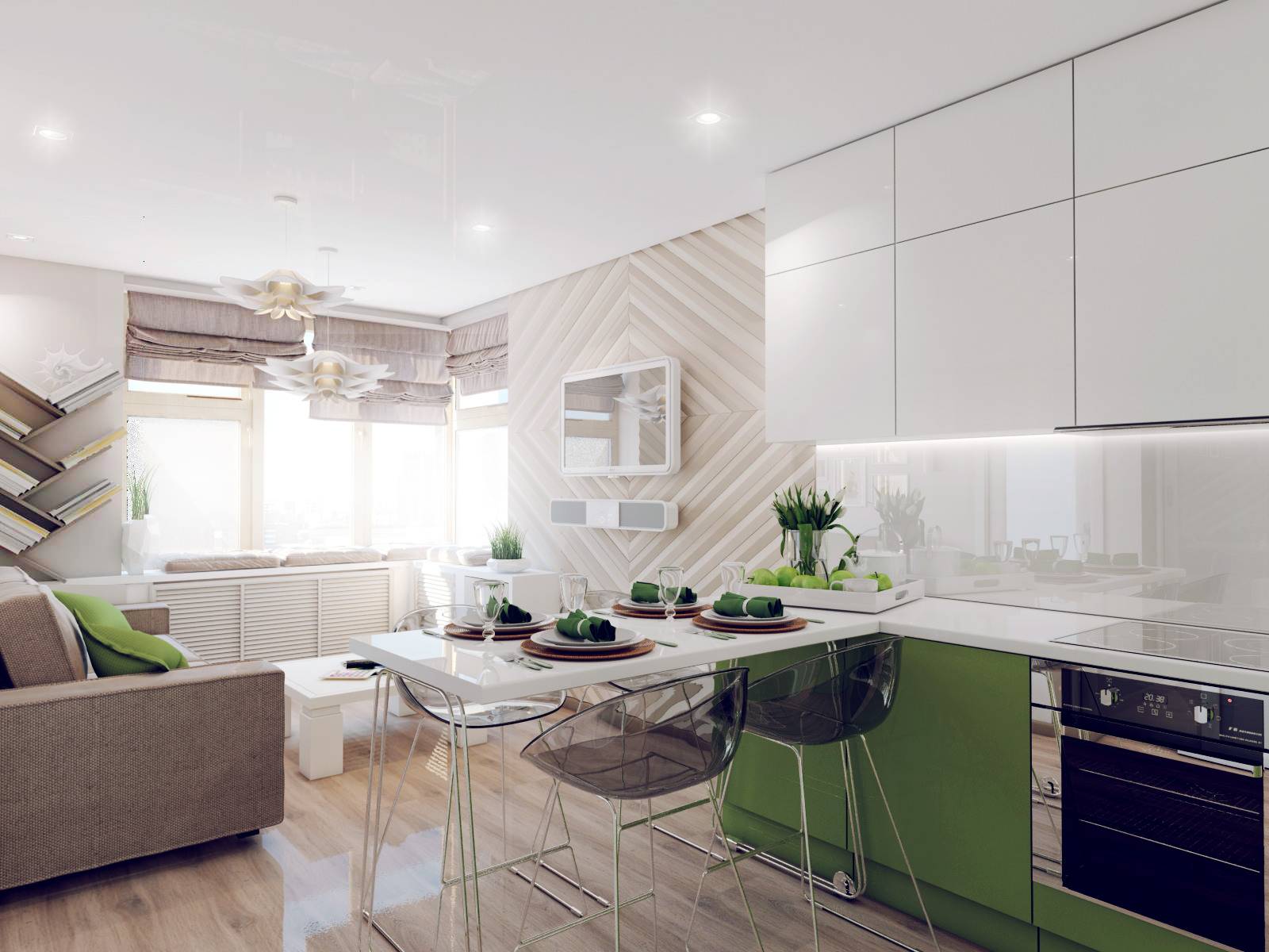 Кухня 13 кв. м. - 150 реальных фото дизайна, планировки и зонирования кухни