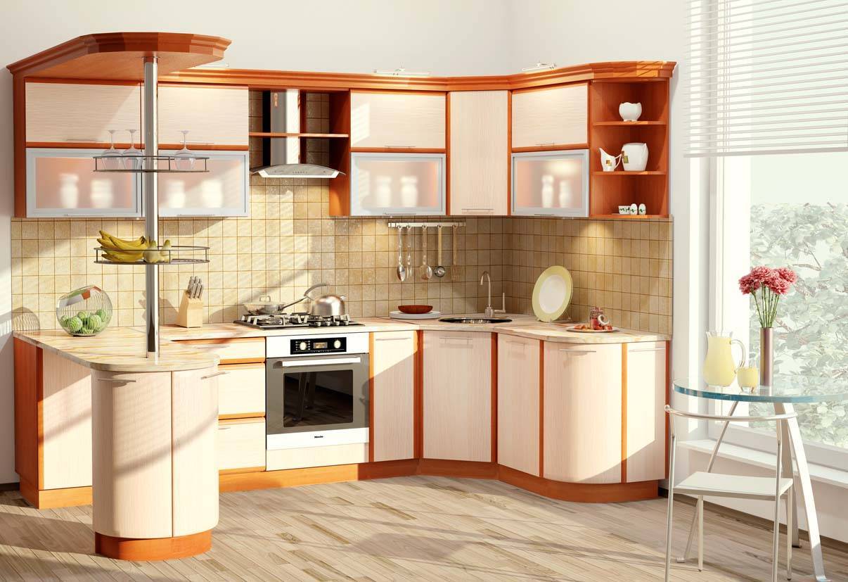 50 вариантов дизайна маленькой кухни с угловым гарнитуром