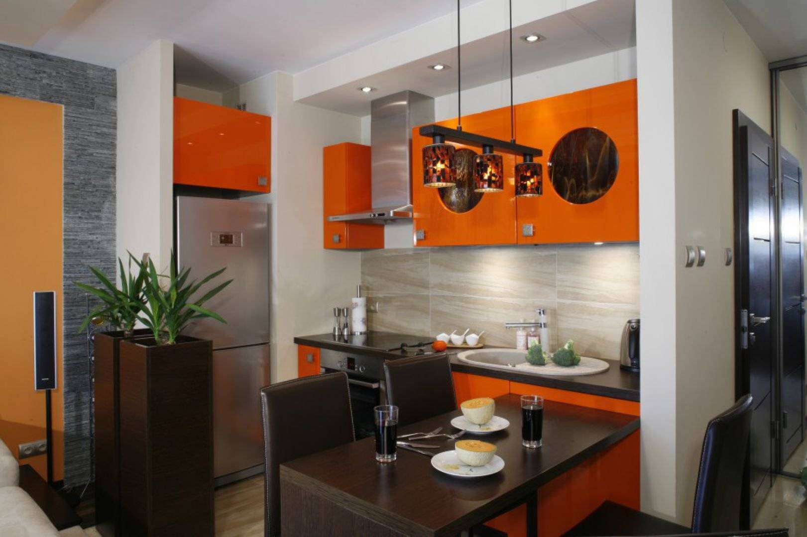 Оранжевая кухня: лучшие идеи по сочетанию оранжевого цвета в кухне (120 фото идей)