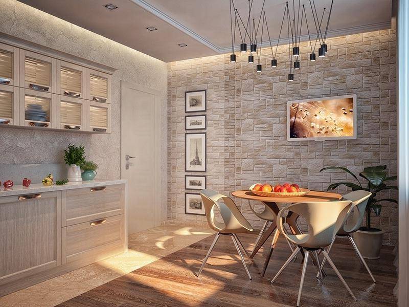 Дизайн стен на кухне: идеи отделки и декора стены (60 фото) | современные и модные кухни
