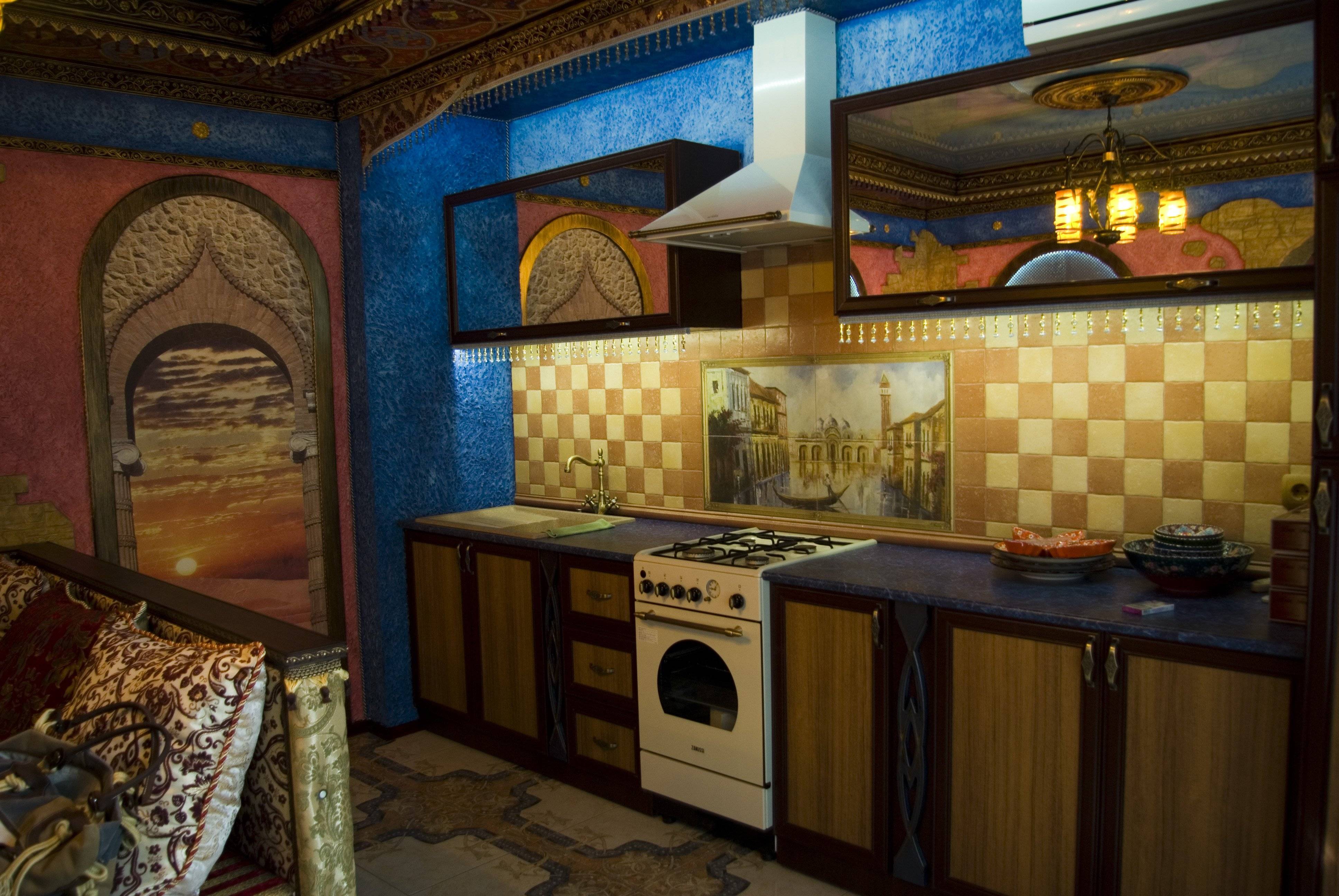 Кухня в египетском стиле - в чем ее особенность? 45 фото примеров дизайна!