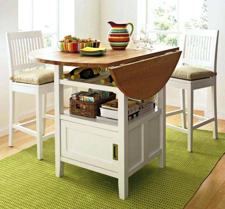 Раскладной кухонный стол- трансформер: столик для маленькой кухни, классификация, типы креплений