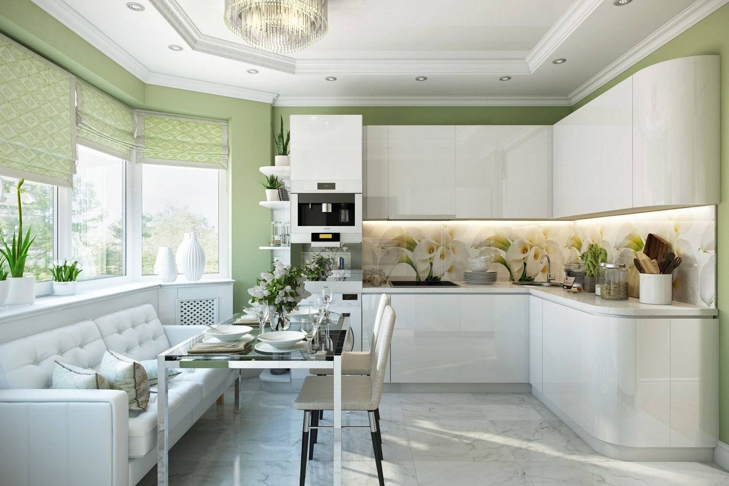 Дизайн кухни в частном доме: стили, цвета, мебель, освещение, яркие оттенки, идеи дизайна, модные тенденции