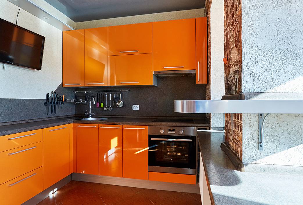 Дизайн кухни 7 кв. м: фото новинки 2020 с холодильником, идеи для интерьера