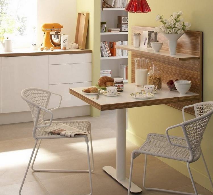 Кухонный стол для маленькой кухни, полезные советы по выбору