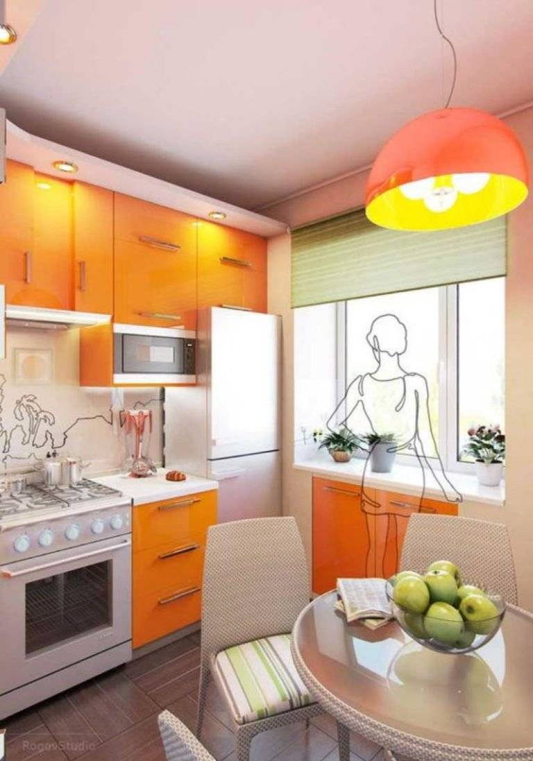 Кухня в хрущевке: дизайн интерьера (90 реальных фото), ремонт, идеи планировки на 5-7 кв