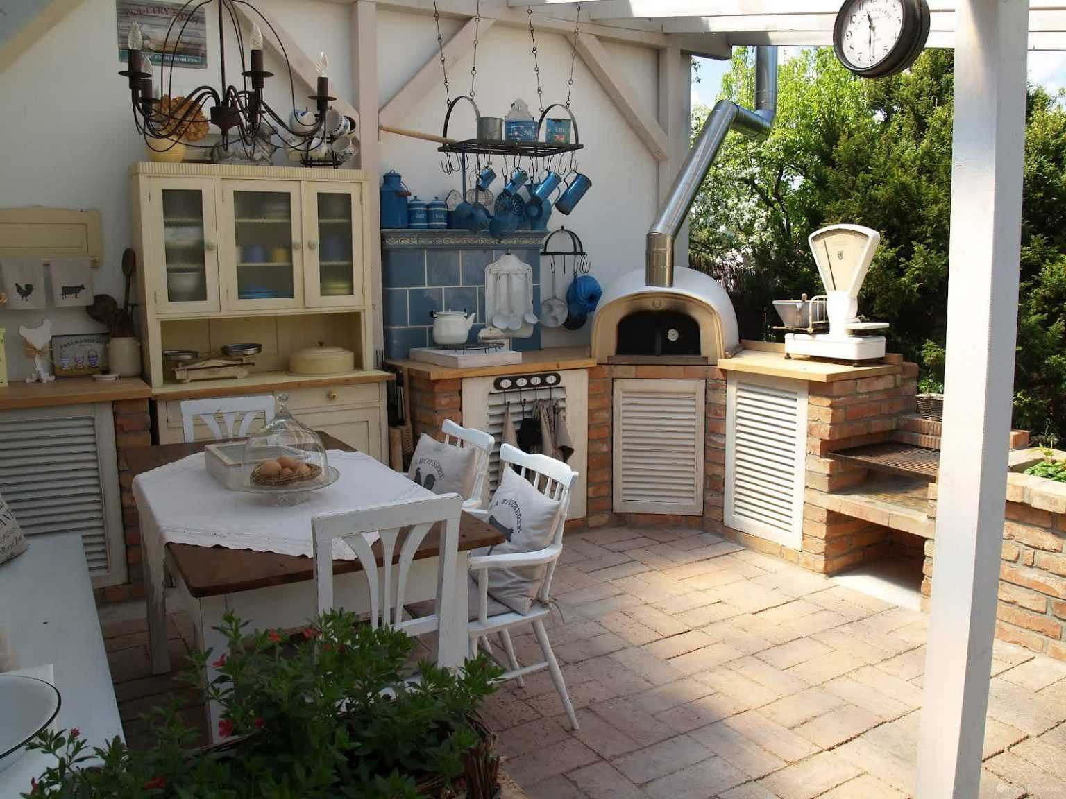 Закрытая летняя кухня на даче своими руками: фото, проекты