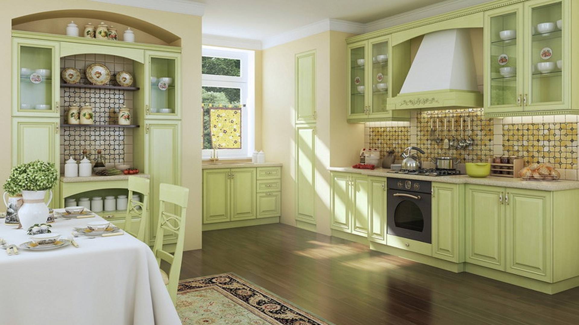 Кухня фисташкового цвета — примеры идеального комбинирования для кухни (45 фото)