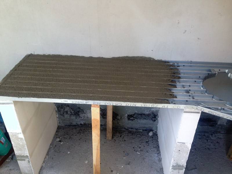 Как быстро и качественно сделать столешницу из бетона для использования в доме? инструкция и фото