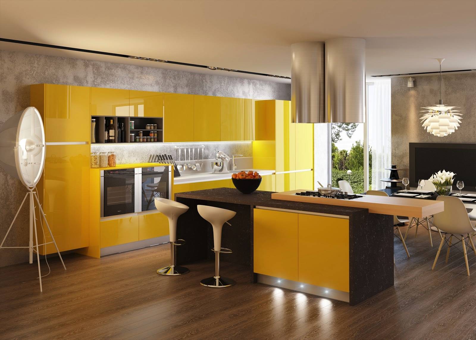 Кухня желтого цвета — как правильно оформить - интерьерные штучки