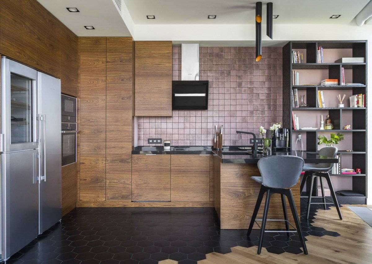 Дизайн стен на кухне – 50 фото идей интерьера