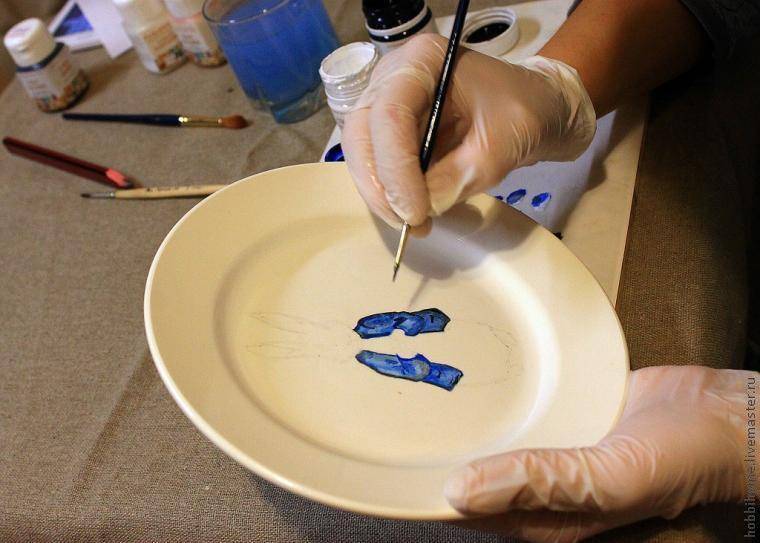 Роспись тарелок своими руками: мастер-класс и идеи