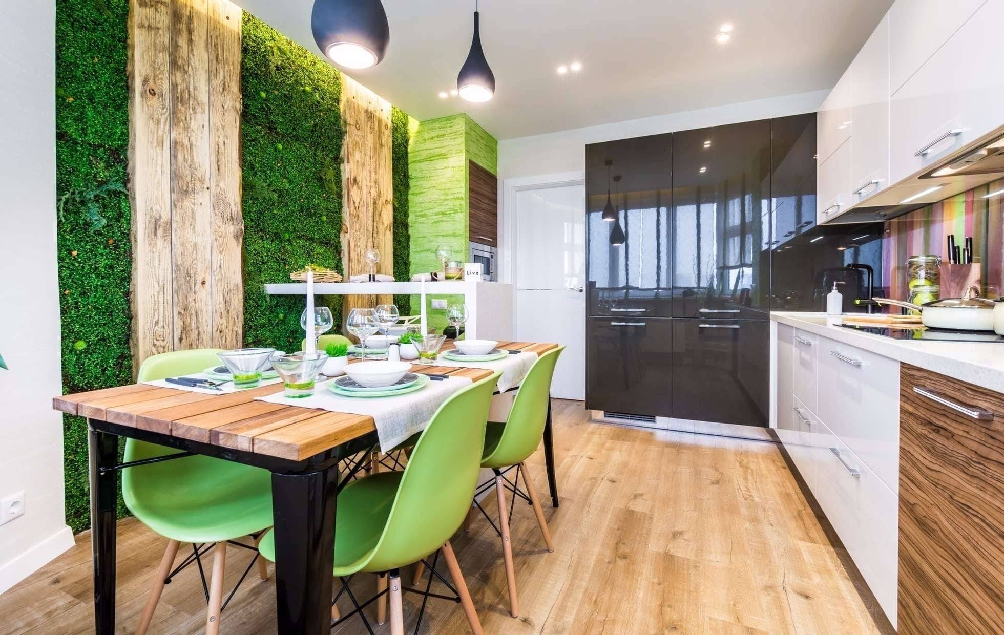 Кухня в эко-стиле: 85 фото-идей отделки и дизайна экологичного интерьера
