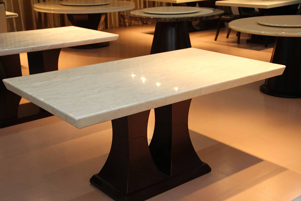 Кухонный стол из искусственного камня - фото, обзор видов, советы