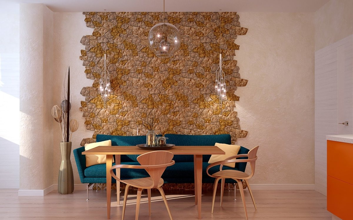 Стены на кухне: обзоры современных новинок, отделка и оформление стен + 170 фото стильных интерьеров