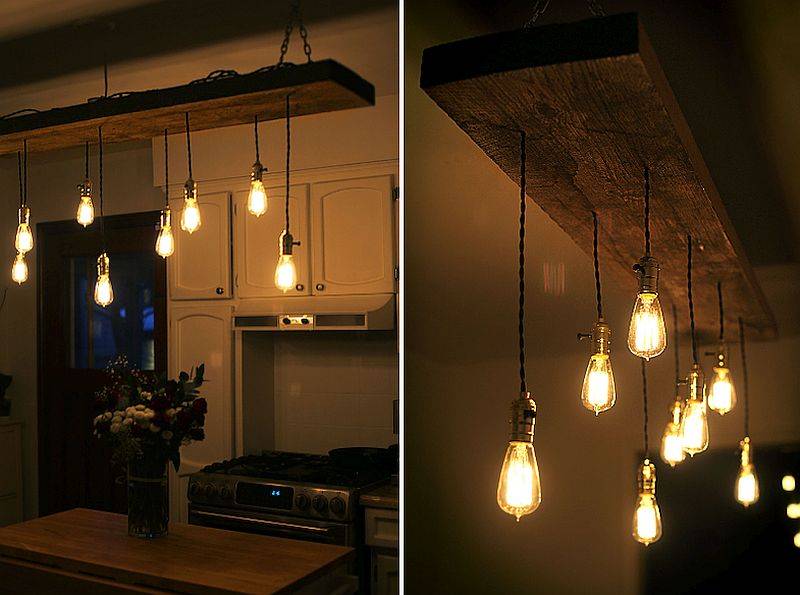 Как обустроить удобное и красивое освещение на кухне (60 фото)