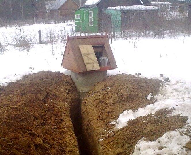 Утепление скважины для бесперебойного водоснабжения дома зимой