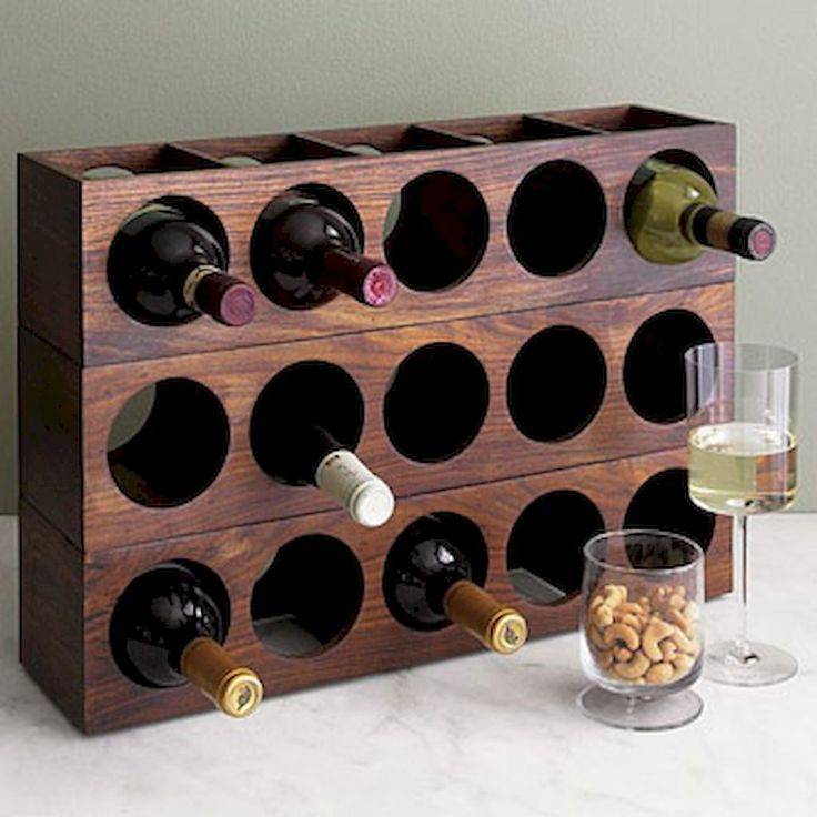 Стеллаж для хранения вина: как сделать полку своими руками, размещение и создание винного шкафа
