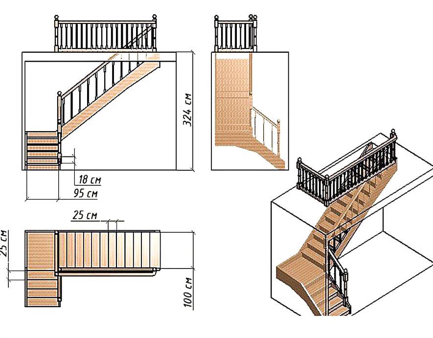 Типы размеров лестницы. Схема лестницы на второй этаж 2на2. Поворотные лестницы на второй этаж ширина проёма 150ж. Г образная лестница на второй этаж чертеж. Лестница с поворотом.