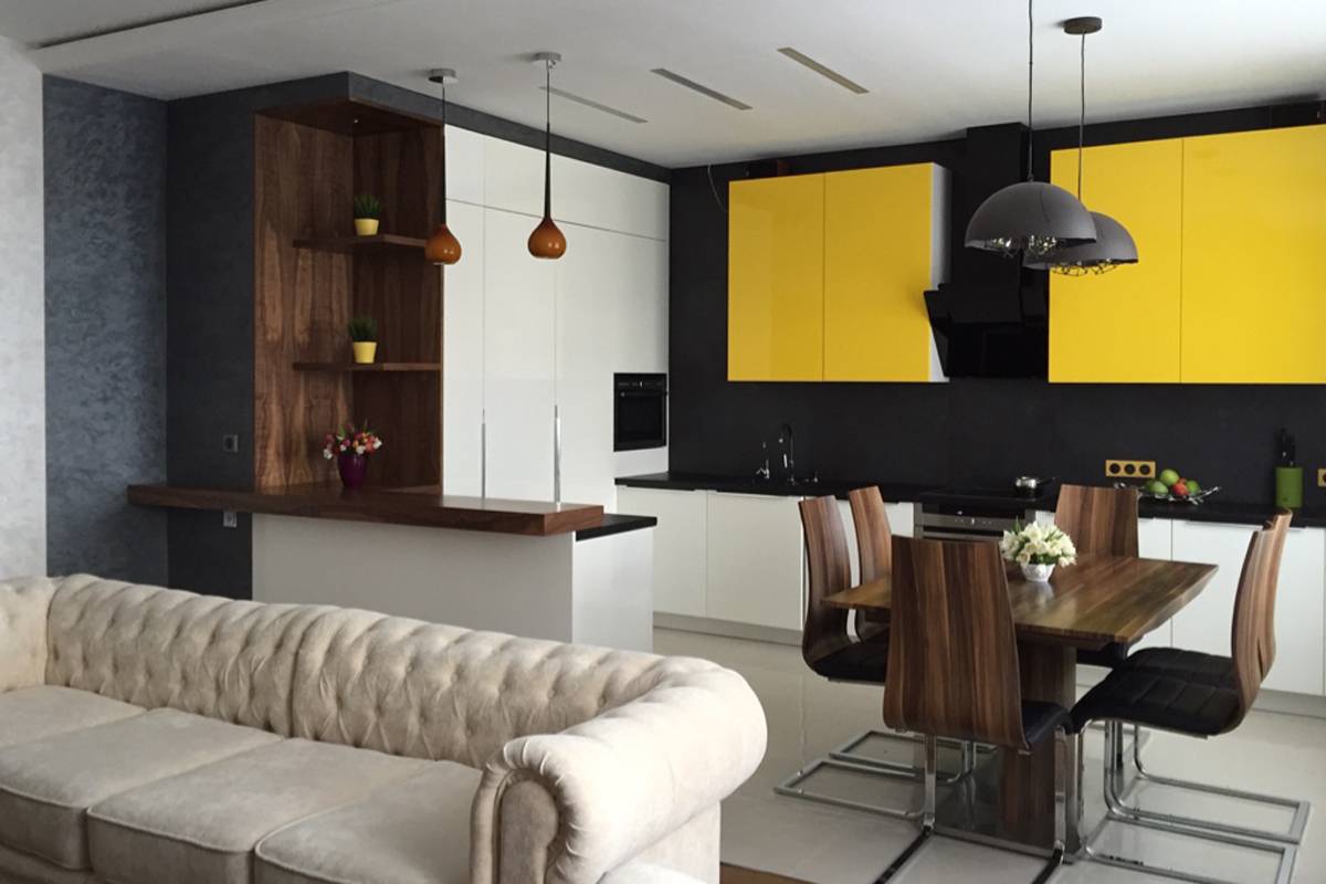 Дизайн кухни 10 кв. м. с диваном: 50 фото идей дизайна интерьера, со спальным местом