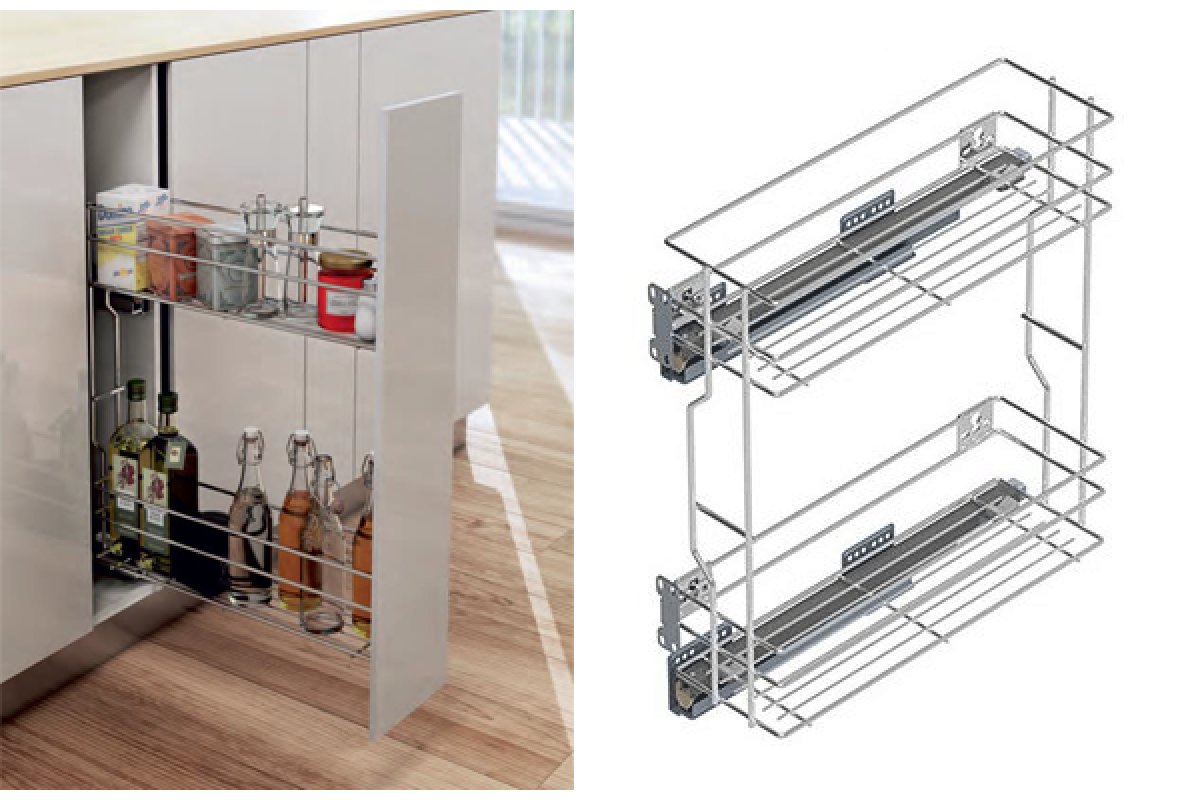 Выдвижные системы для кухни: умный способ организовать пространство!