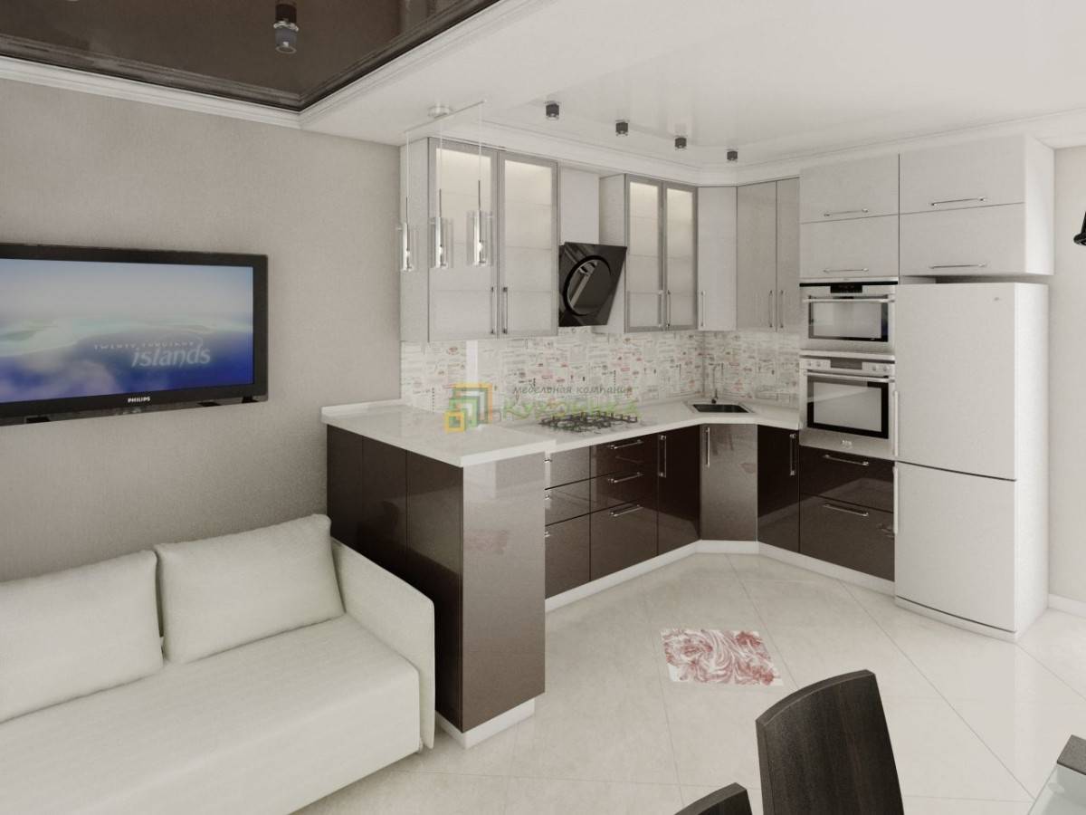 Дизайн кухни-гостиной площадью 16 кв. м. советы от дизайнеров по обустройству кухонной комнаты площадью 16 квадратных метров