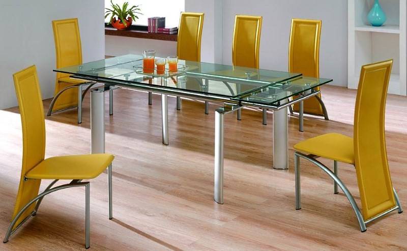 Стеклянные столы для кухни - 77 фото самых модных столешниц