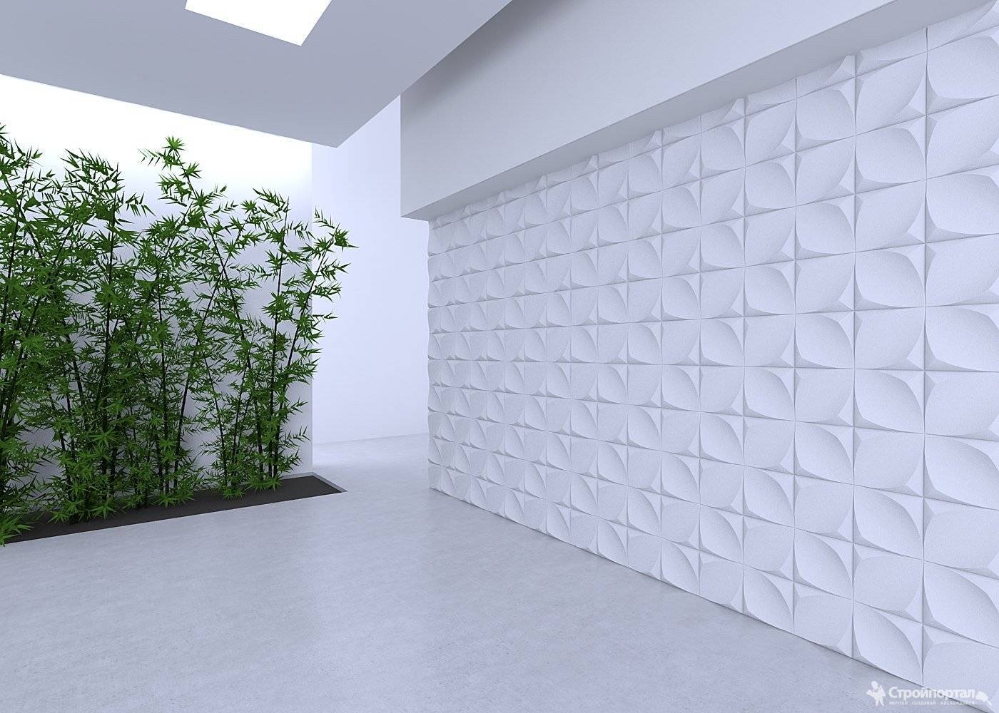 Интерьерное самоклеящееся покрытие 3d для стен — панели вместо обоев как модный декор 2022 года