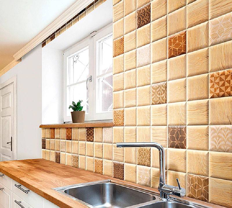 Плитка для кухни на пол – фото в интерьере и дизайн напольной кухонной плитки