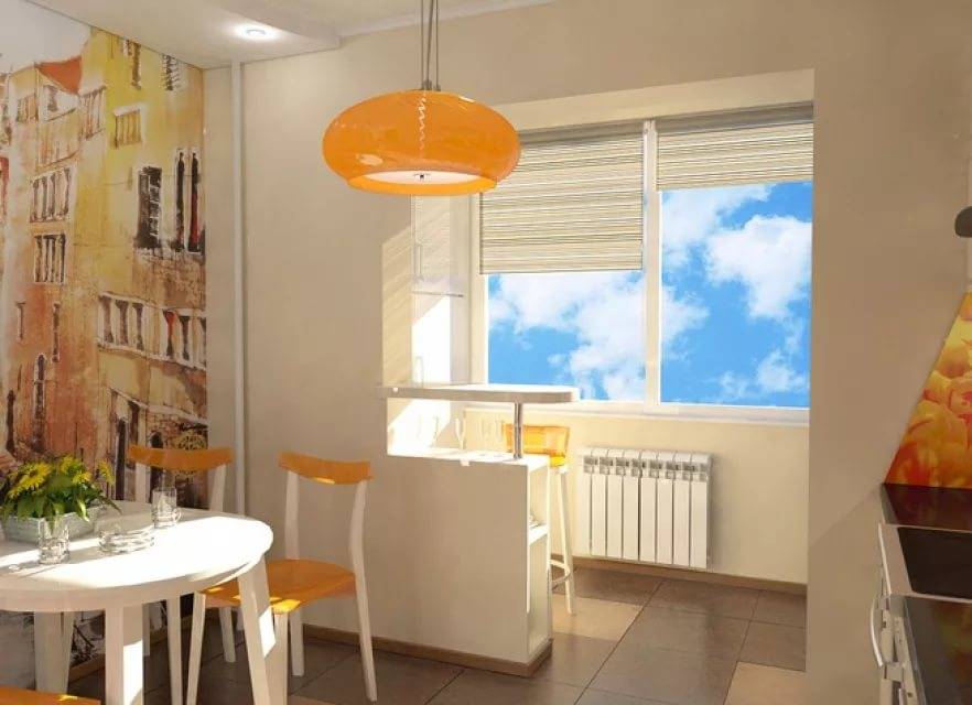 Дизайн балкона с кухней совмещенного: фото удачного дизайна, советы по объединению