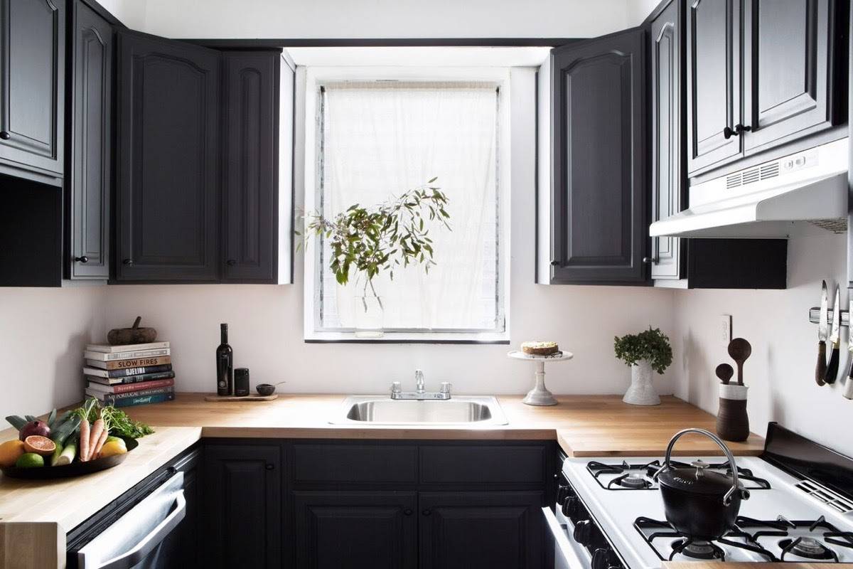 Кухня 7 кв. м. — реальные фото дизайна, планировки и зонирования маленькой кухни