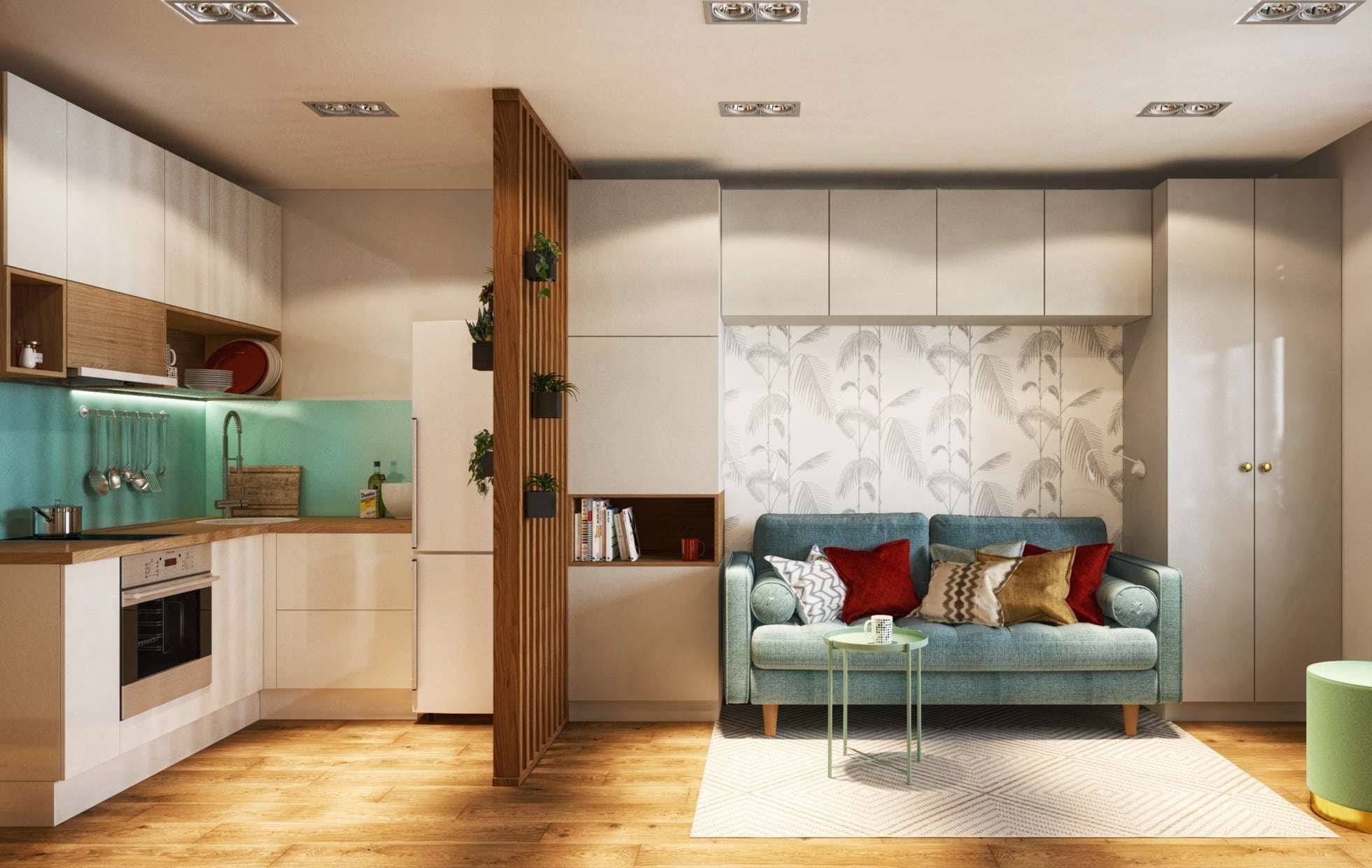 Кухня спальня: проекты дизайна в одноэтажном доме с современной мебелью