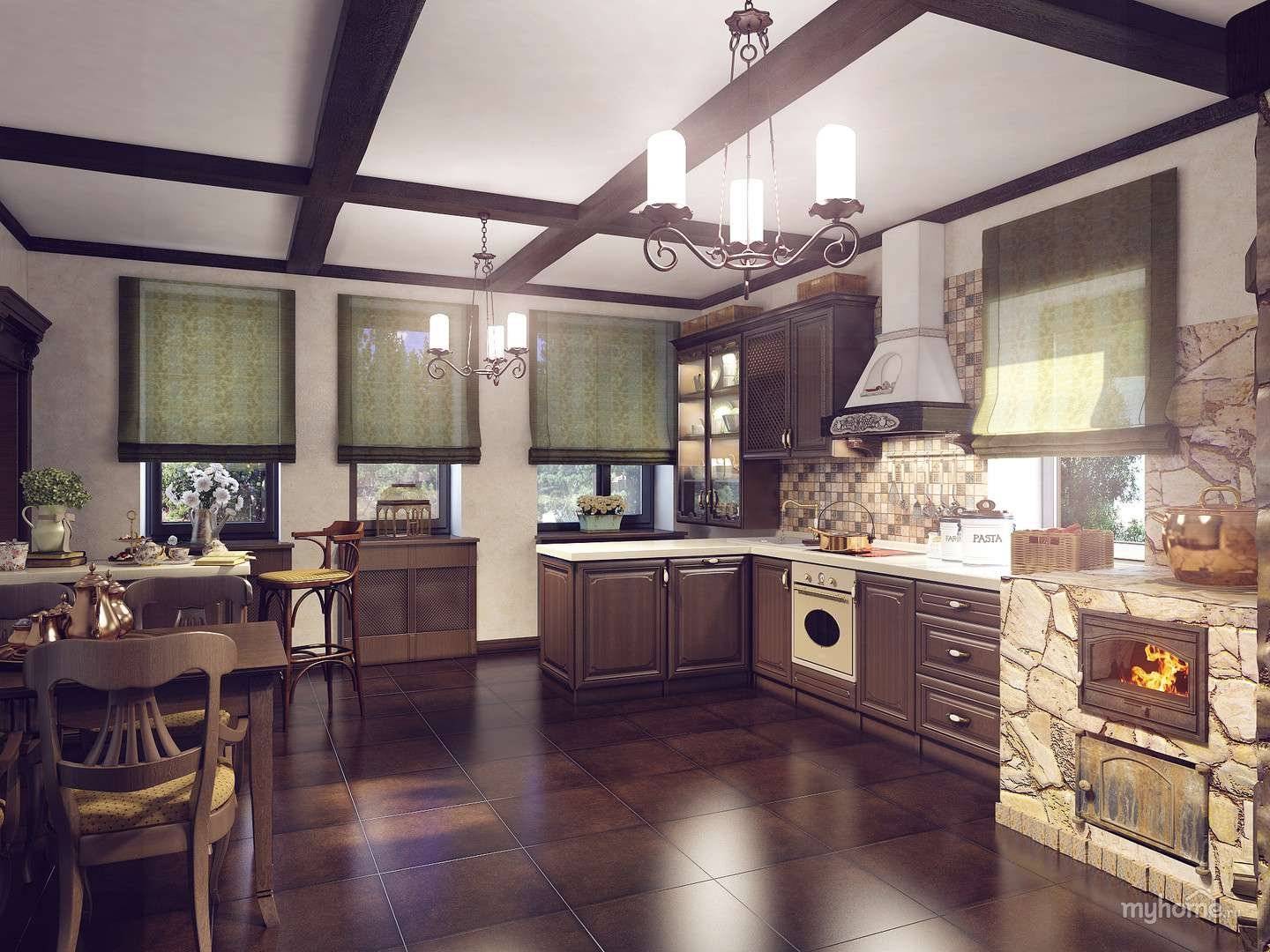 Кухня с печкой – неповторимый дизайн в интерьере вашего дома — журнал о строительстве и ремонте