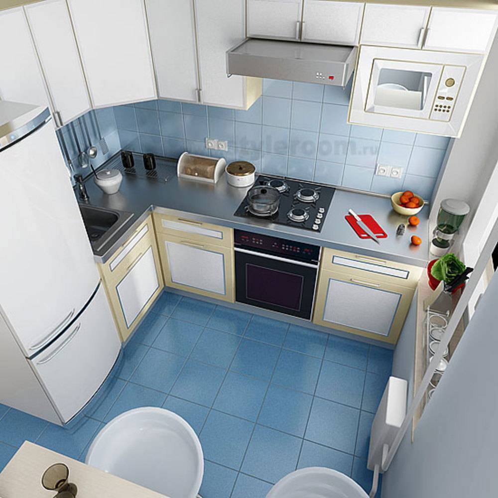 Маленький кухонный гарнитур для маленькой кухни: 100 фото-идей дизайна